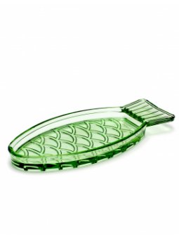 PIATTO PESCE  23x10 TRASPARENTE