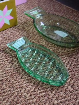 PIATTO PESCE  23x10 TRASPARENTE