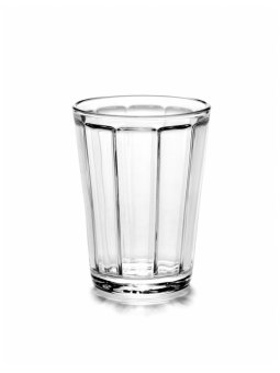 SET 4 BICCHIERI VETRO SFACCETTATO H9.5