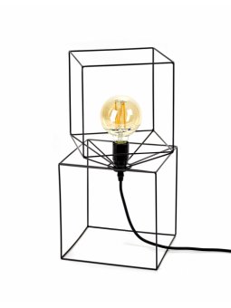 LAMPADA CONCUBINA NERA 22X22 H46