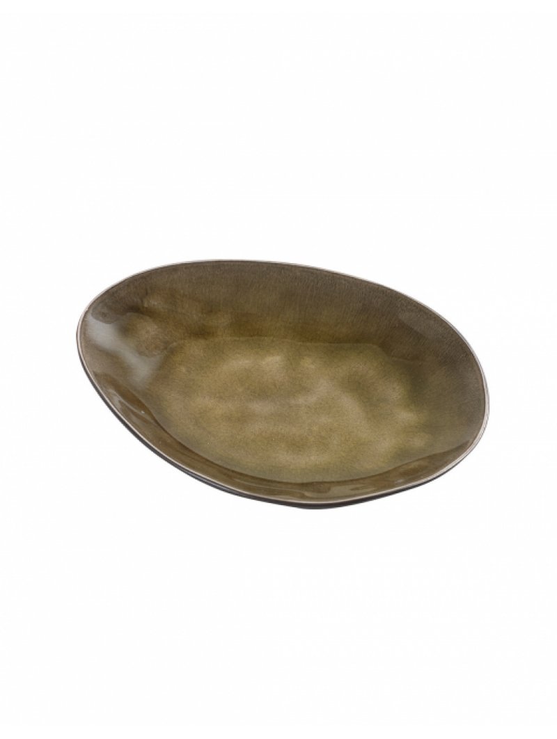 PIATTO OVALE S VERDE PURERE 15H 2,5