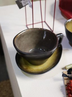 TAZZA DA TÈ PICCOLA D13 H6 GRIGIO PURO