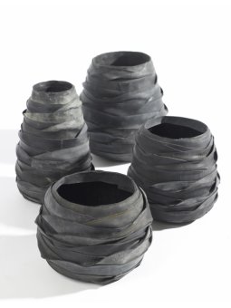 VASO GOMMA  RICICLATA H25