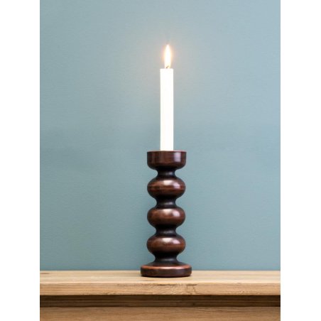 Bougeoir Marron 3 Anelli/p/candele Portacandela Casa 32169