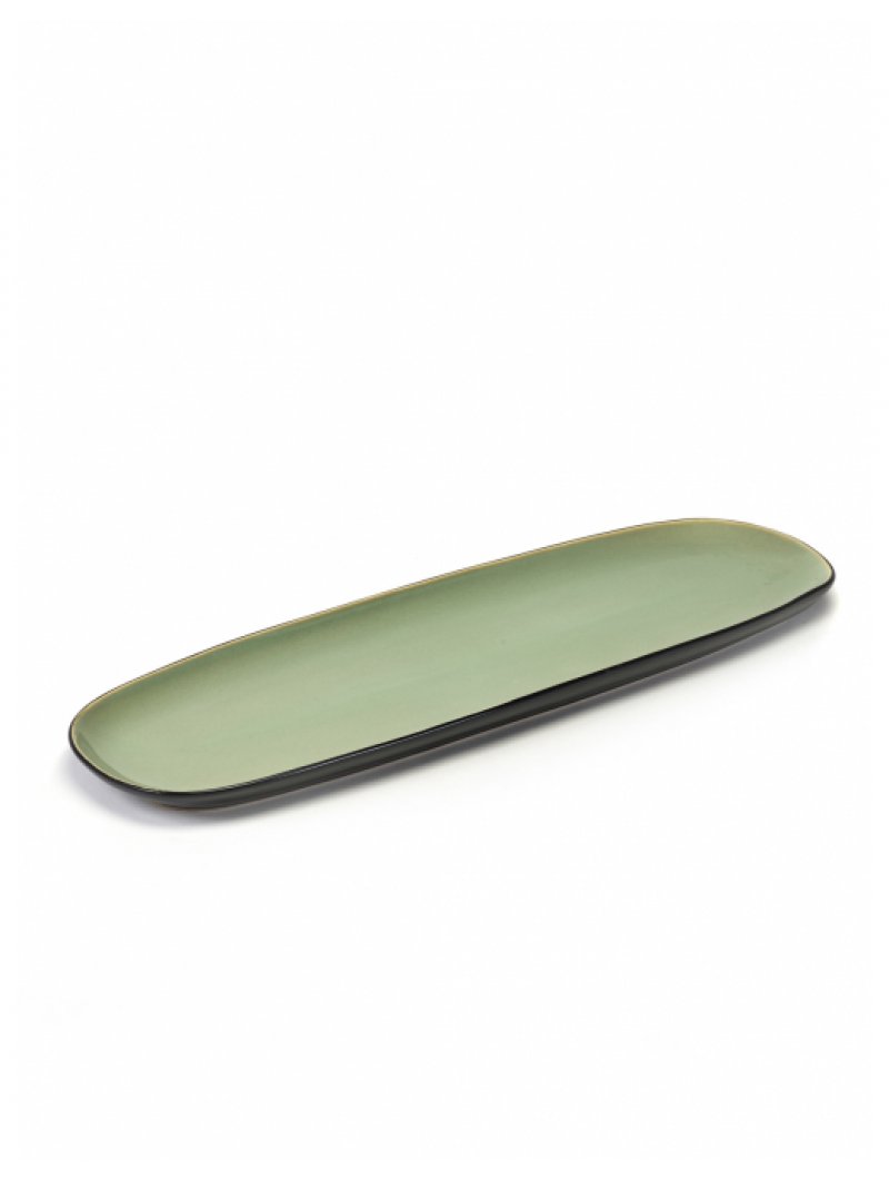 PIATTO DA PORTATA OVALE L GREEN PURE