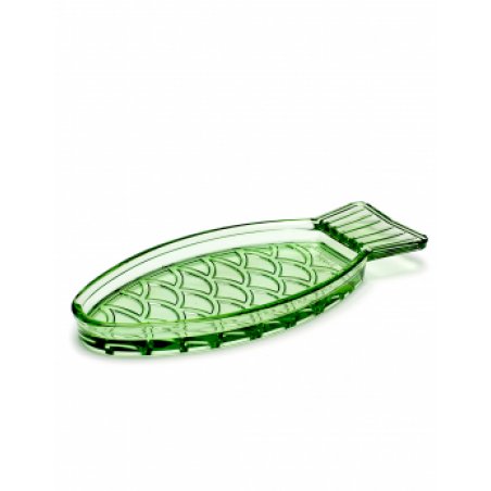 PIATTO PESCE  23x10 TRASPARENTE