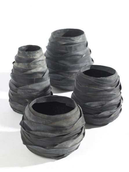 VASO GOMMA  RICICLATA H25